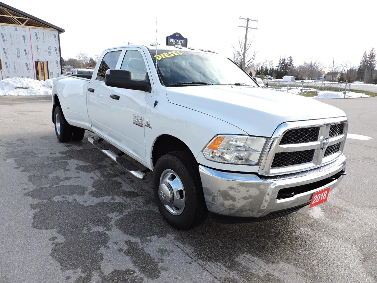 2018 RAM 3500 ST Diesel 2-Wheel Drive  6-Speed STD.  Well Oiled