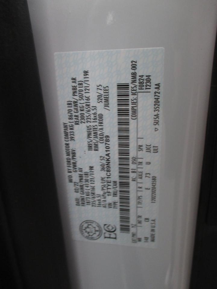 2022 Ford Transit T-150 148" Med Rf 8670 GVWR RWD - Photo #14