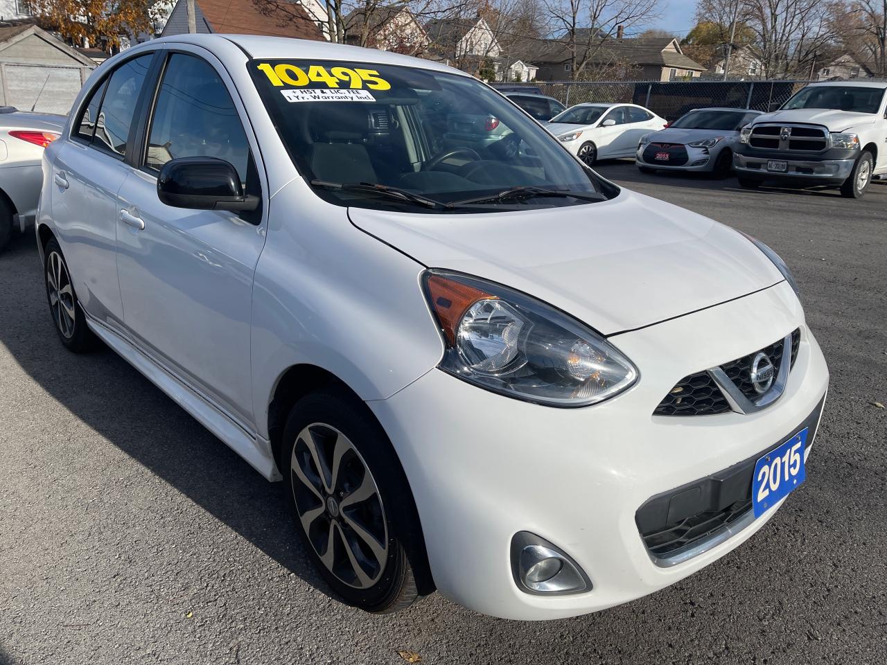 2015 Nissan Micra SR, Back-Up Camera, Alloys, Htd Seats - Photo #1
