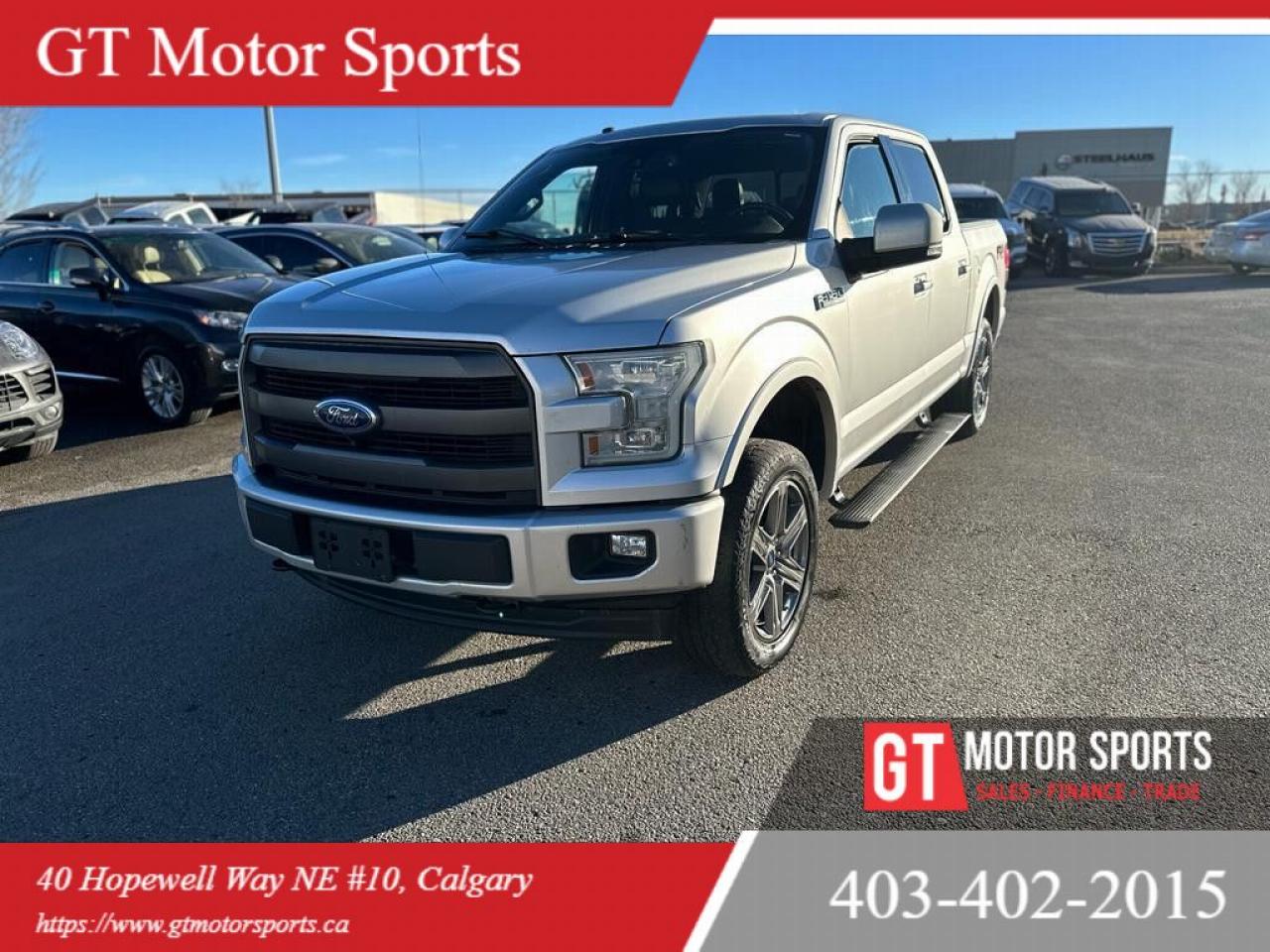 Used 2017 Ford F-150 4WD LARIAT | $0 DOWN | EVERYONE APPROVED! for sale in Calgary, AB