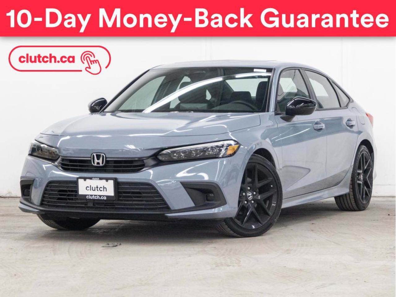 Used 2023 Honda Civic Sedan Sport w/ Apple CarPlay & Android Auto, Adaptive Cruise, A/C for sale in Toronto, ON