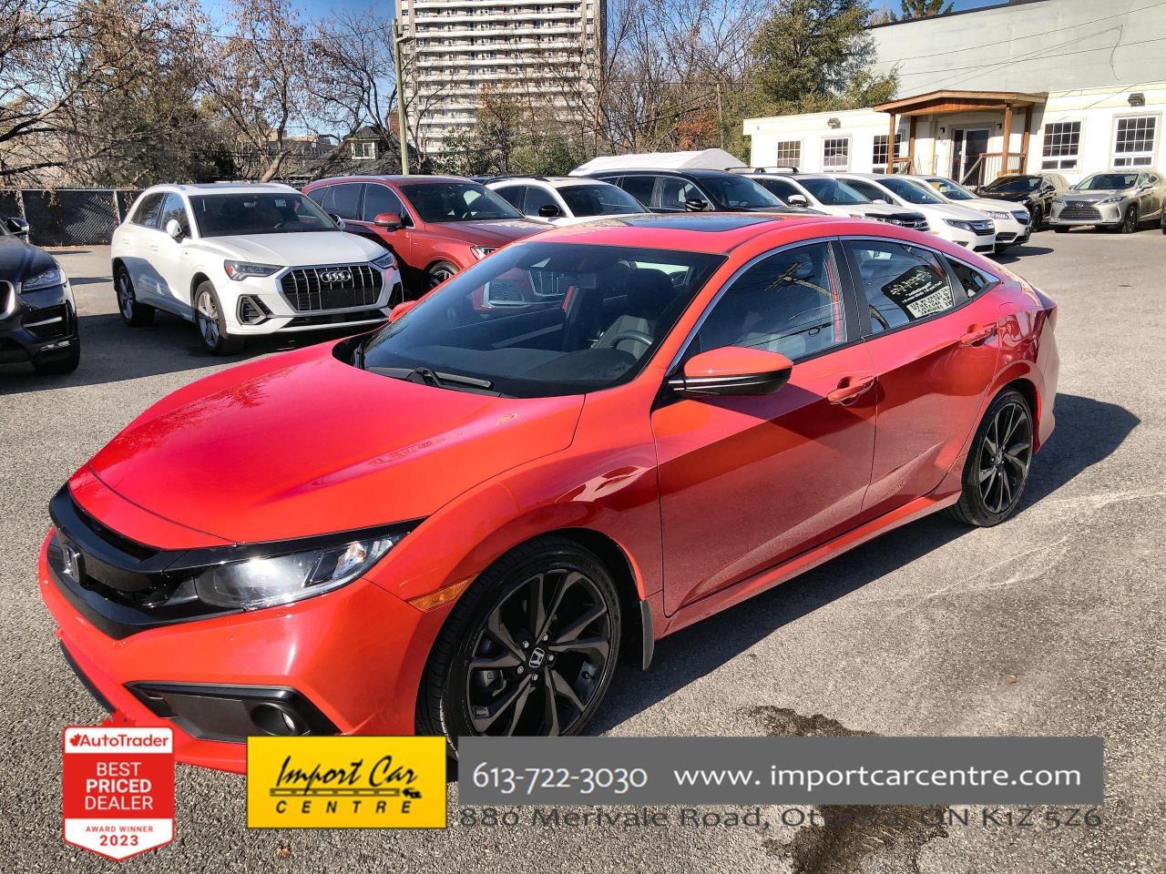 Used 2020 Honda Civic Sport ROOF  HEATED SEATS  BACKUP CAMERA  ALLOYS for sale in Ottawa, ON