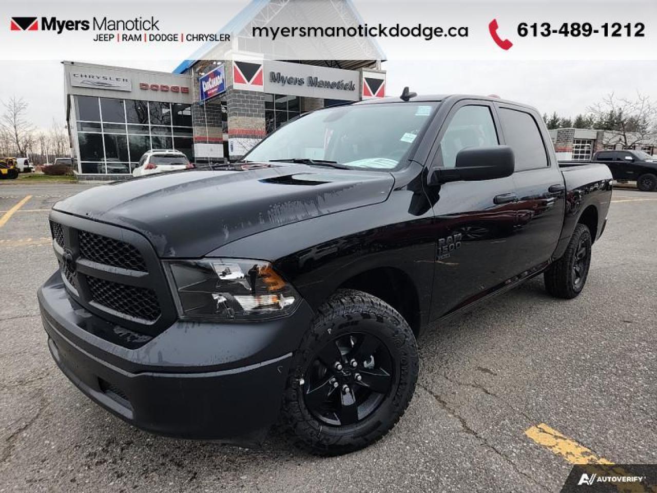 New 2023 RAM 1500 Classic Tradesman  Hitch, 8.4 Infotainment - $160.75 /Wk for sale in Ottawa, ON