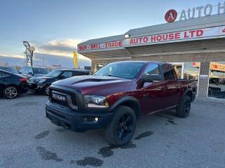 <div>2019 DODGE RAM 1500 CLASSIC WARLOCK CREWCAB WITH 128218 KMS, NAVIGATION, BACKUP CAMERA, HEATED STEERING, HEATED SEATS, BLUETOOTH, 6 PASSENGER AND MORE!</div>