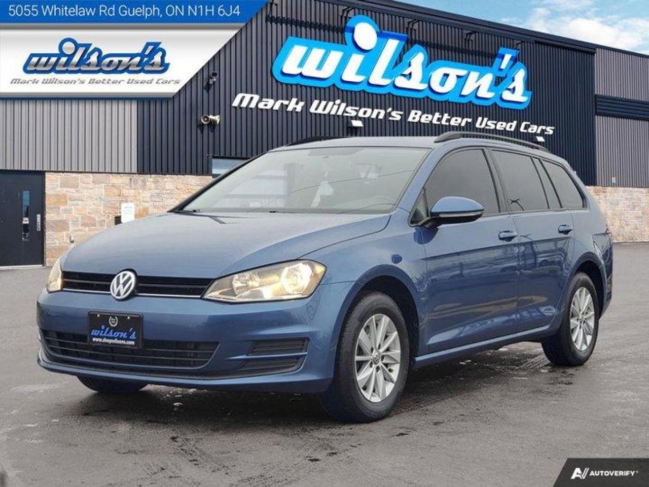 Used 2015 Volkswagen Golf Sportwagon Trendline - 5-Speed Manual, Heated Seats, Rear Camera, A/C, Bluetooth, & More! for sale in Guelph, ON