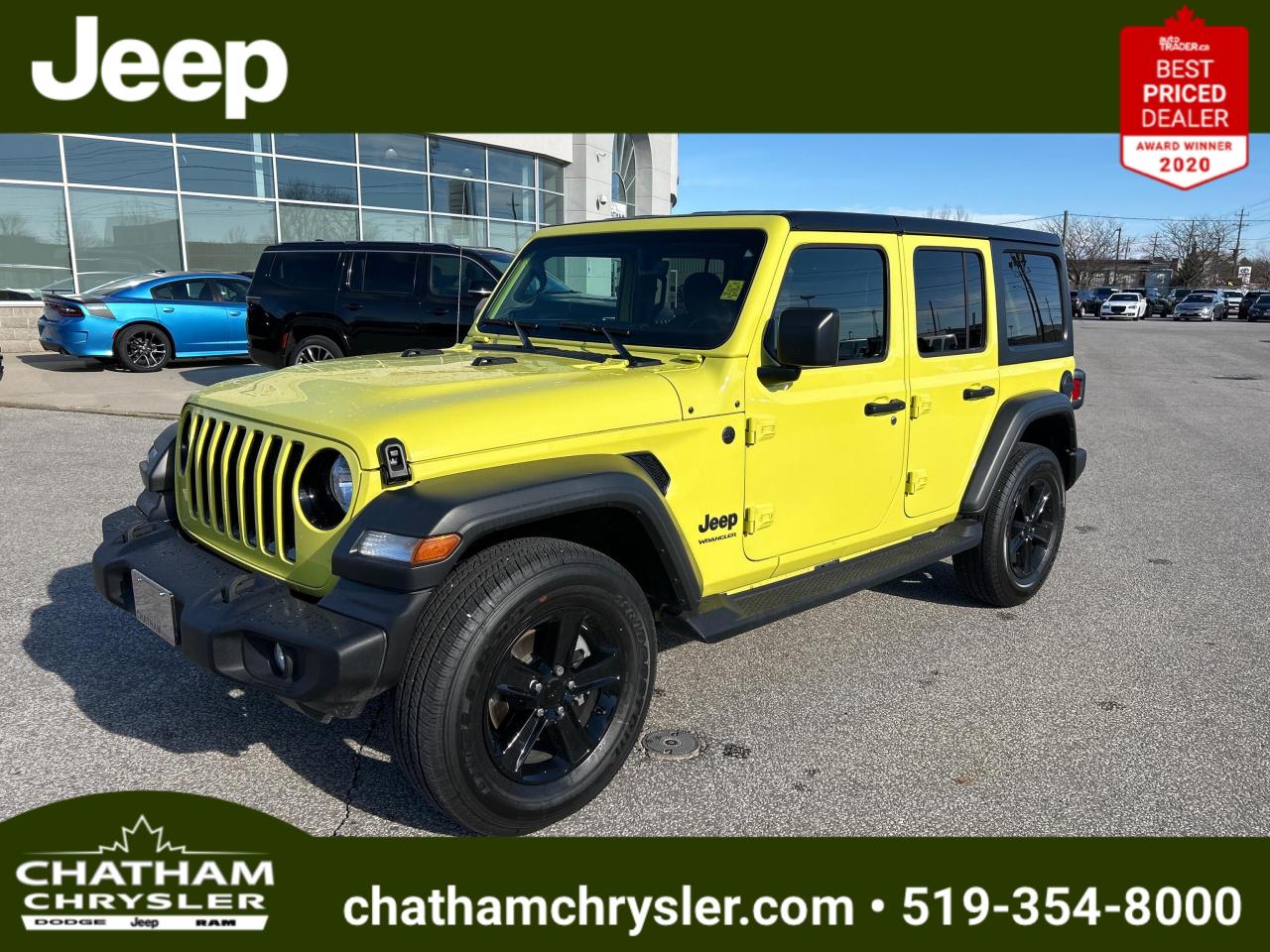 New 2023 Jeep Wrangler Sport DEMO (Used) for sale in Chatham, ON