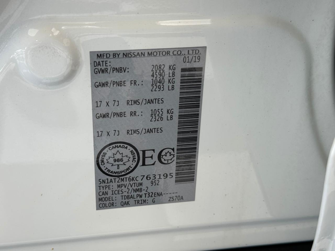 2019 Nissan Rogue S+ApplePlay+Camera+Heated Seats+A/C+ - Photo #43