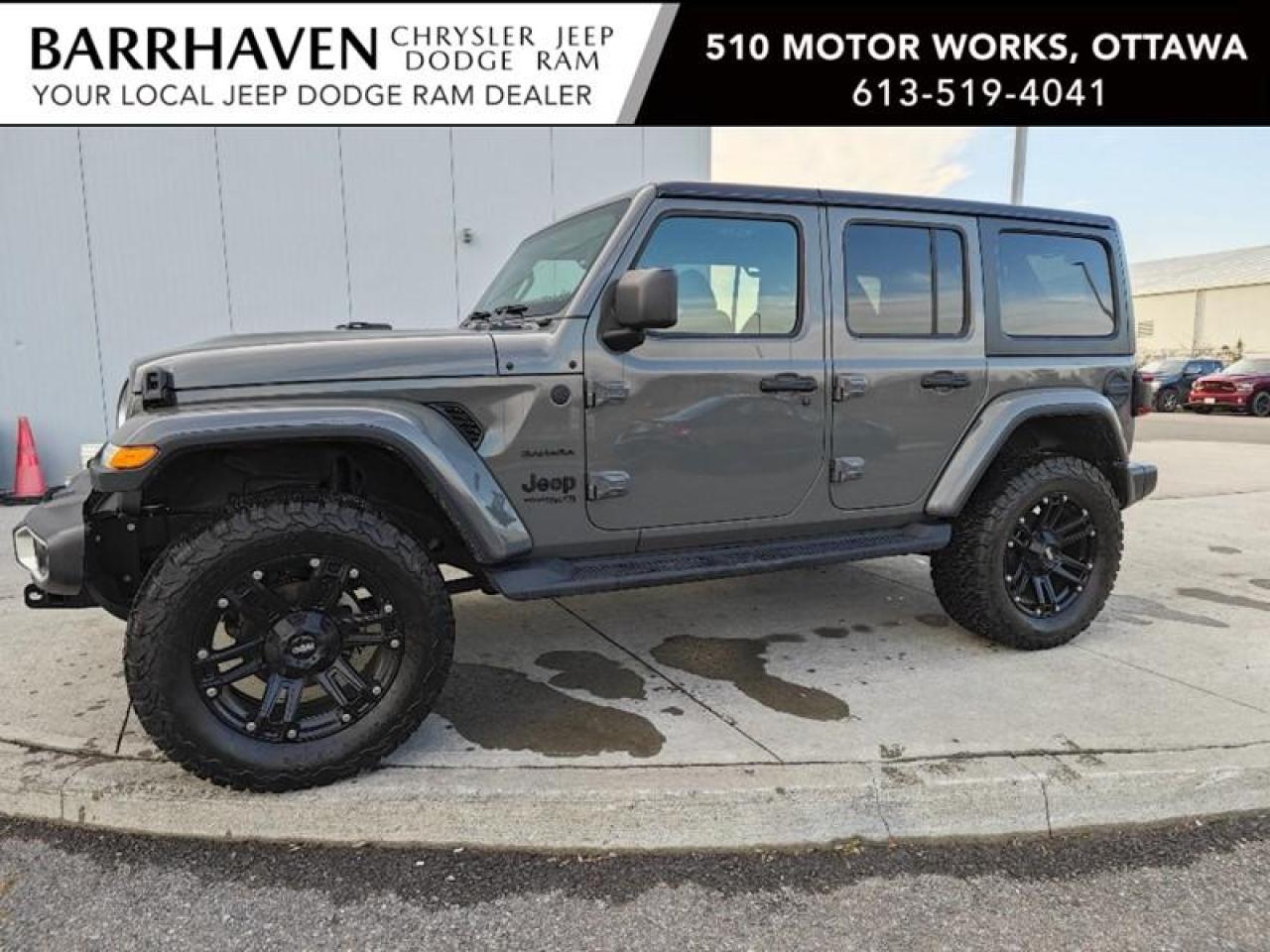 Used 2020 Jeep Wrangler Unlimited 4x4 | 35' Ruffino Tires | SkyJacker Suspension for sale in Ottawa, ON