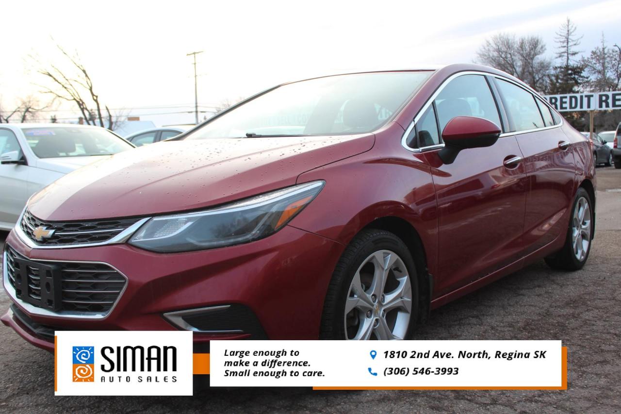 Used 2017 Chevrolet Cruze Premier Auto NEW ARRIVAL for sale in Regina, SK