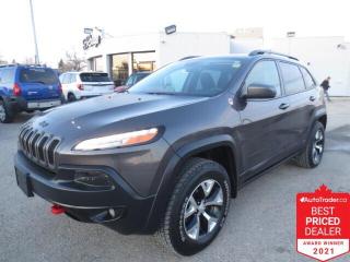 Used 2018 Jeep Cherokee Trailhawk Leather Plus 4x4 - Pano Sunroof/Camera for sale in Winnipeg, MB