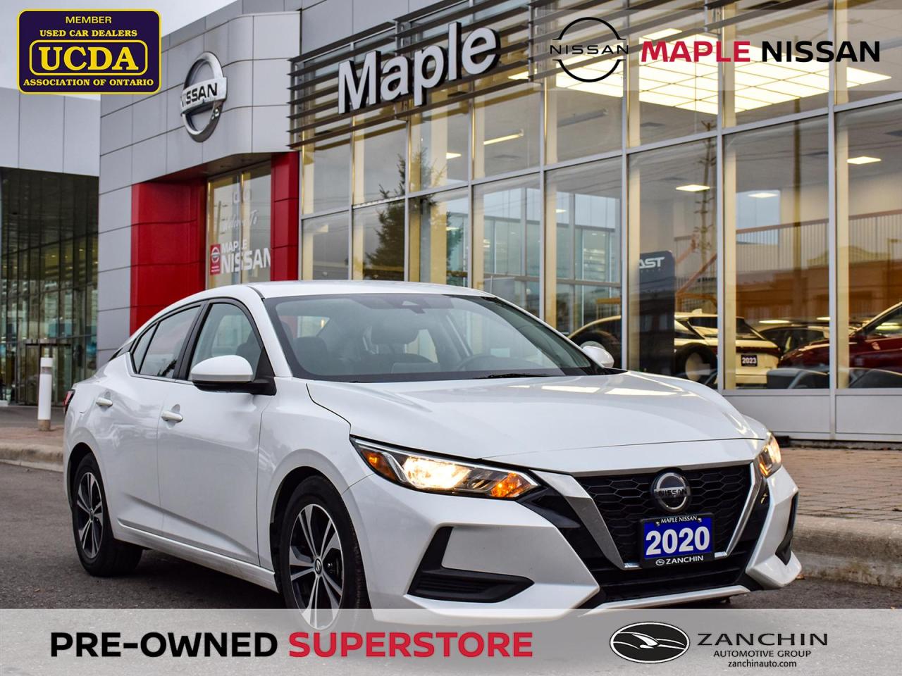 Used 2020 Nissan Sentra SV|Blind Spot|Apple CarPlay|Remote Start|RearSonar for sale in Maple, ON