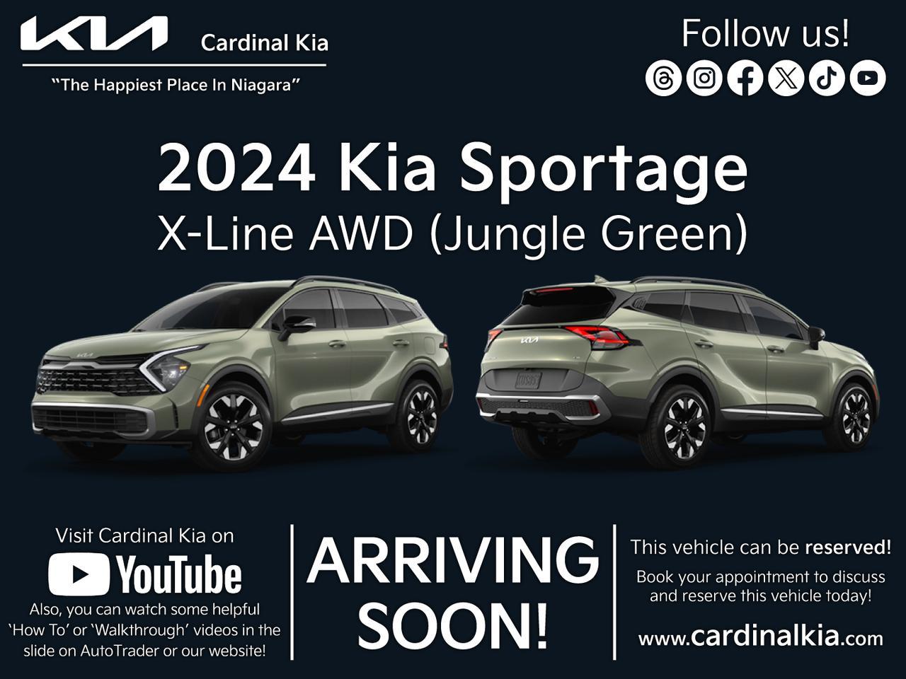New 2024 Kia Sportage X-Line for sale in Niagara Falls, ON