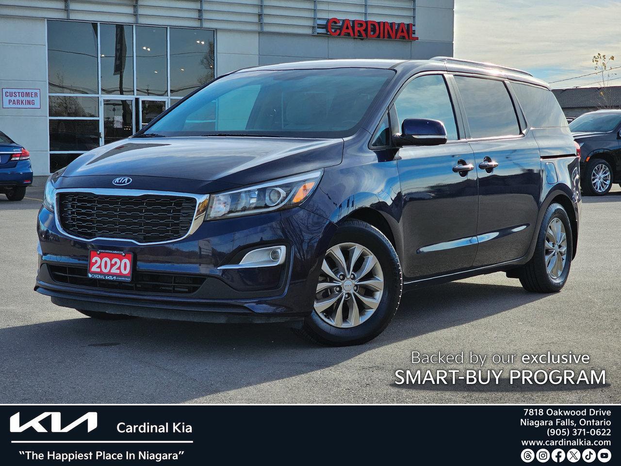 Used 2020 Kia Sedona LX+, Power Sliding Doors, Power Hatch, Heated Seat for sale in Niagara Falls, ON