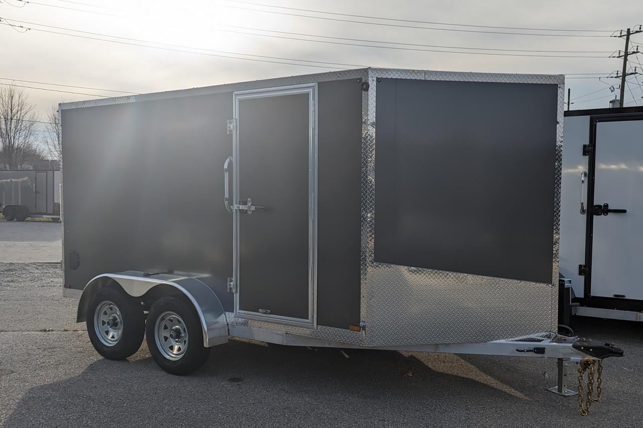 2024 Canadian Trailer Company 7x12 V-Nose Cargo Trailer Aluminum Tandem Axle Photo7