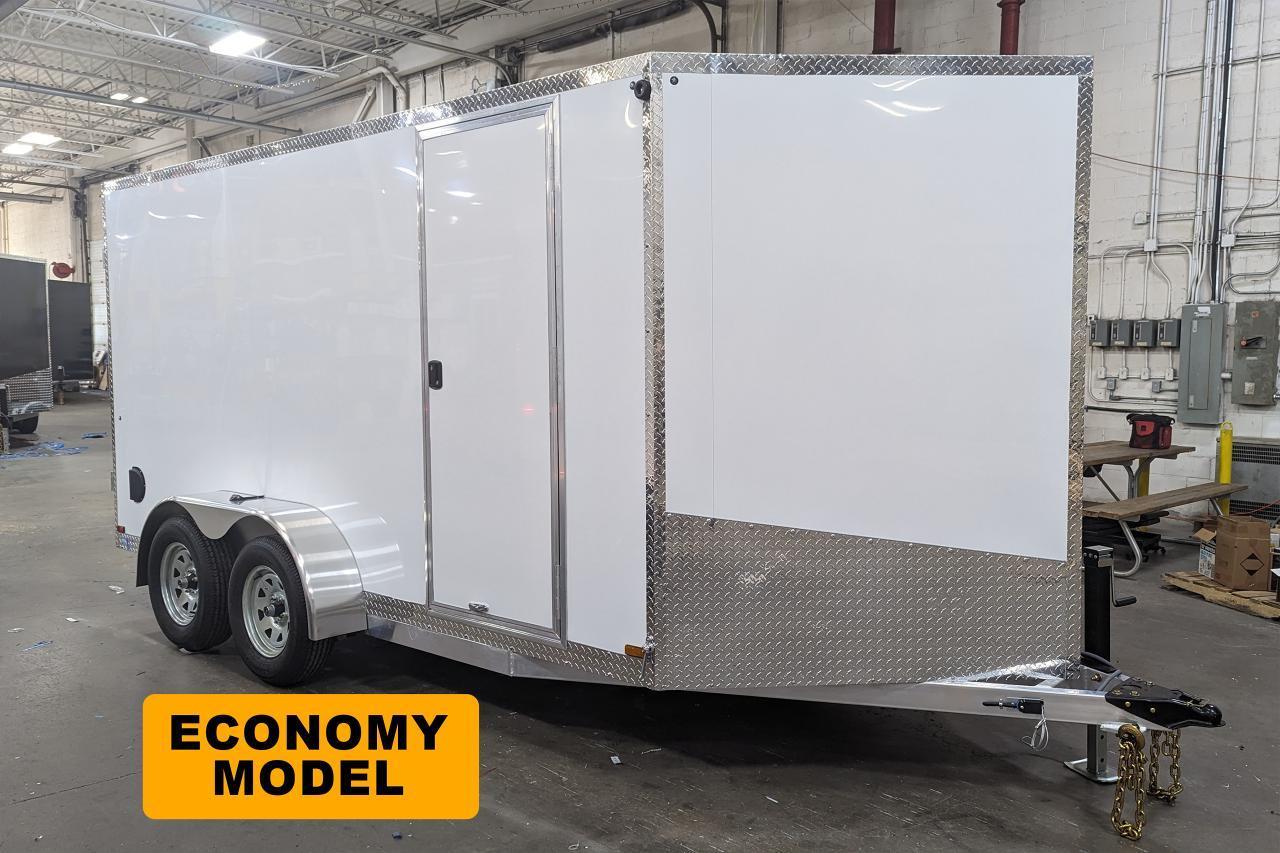 2024 Canadian Trailer Company 7x14 V Nose Cargo Trailer Economy model