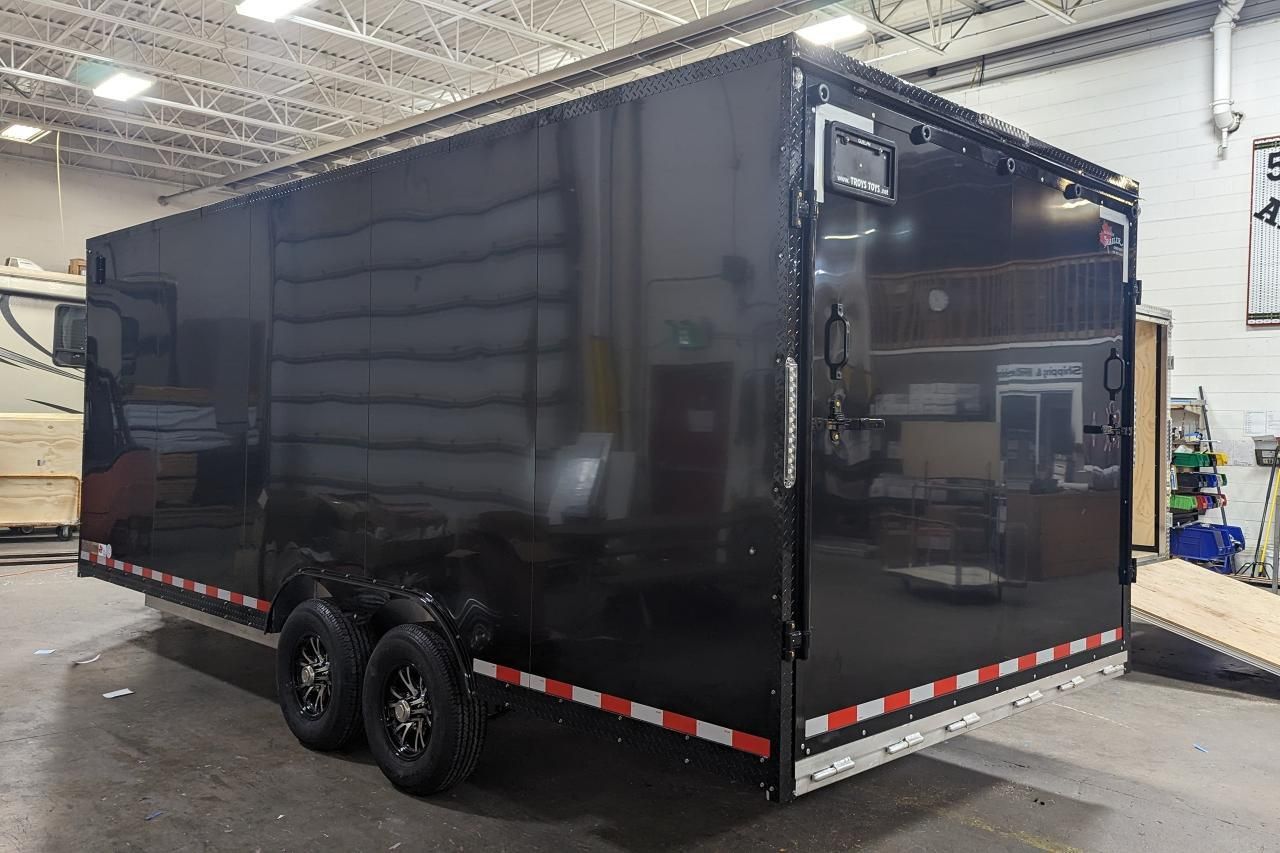 2024 Canadian Trailer Company 8.5x20 V-Nose Cargo Trailer Dual ramp trailer