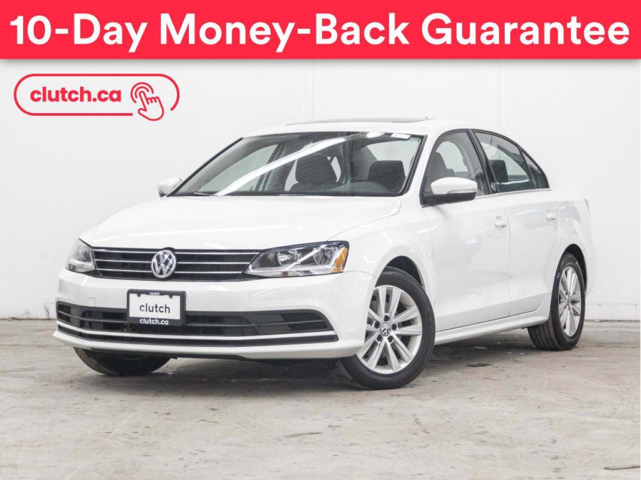 Used 2017 Volkswagen Jetta Sedan Wolfsburg Edition  w/ Apple CarPlay & Android Auto, Cruise Control, A/C for sale in Toronto, ON