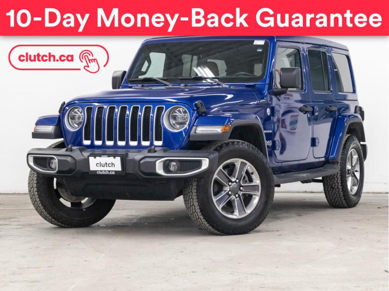 Used 2019 Jeep Wrangler Unlimited Sahara 4WD w/ UConnect 4C, Apple CarPlay & Android Auto, Nav for sale in Toronto, ON