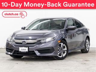 Used 2018 Honda Civic Sedan LX w/ Apple CarPlay & Android Auto, Cruise Control, A/C for sale in Toronto, ON