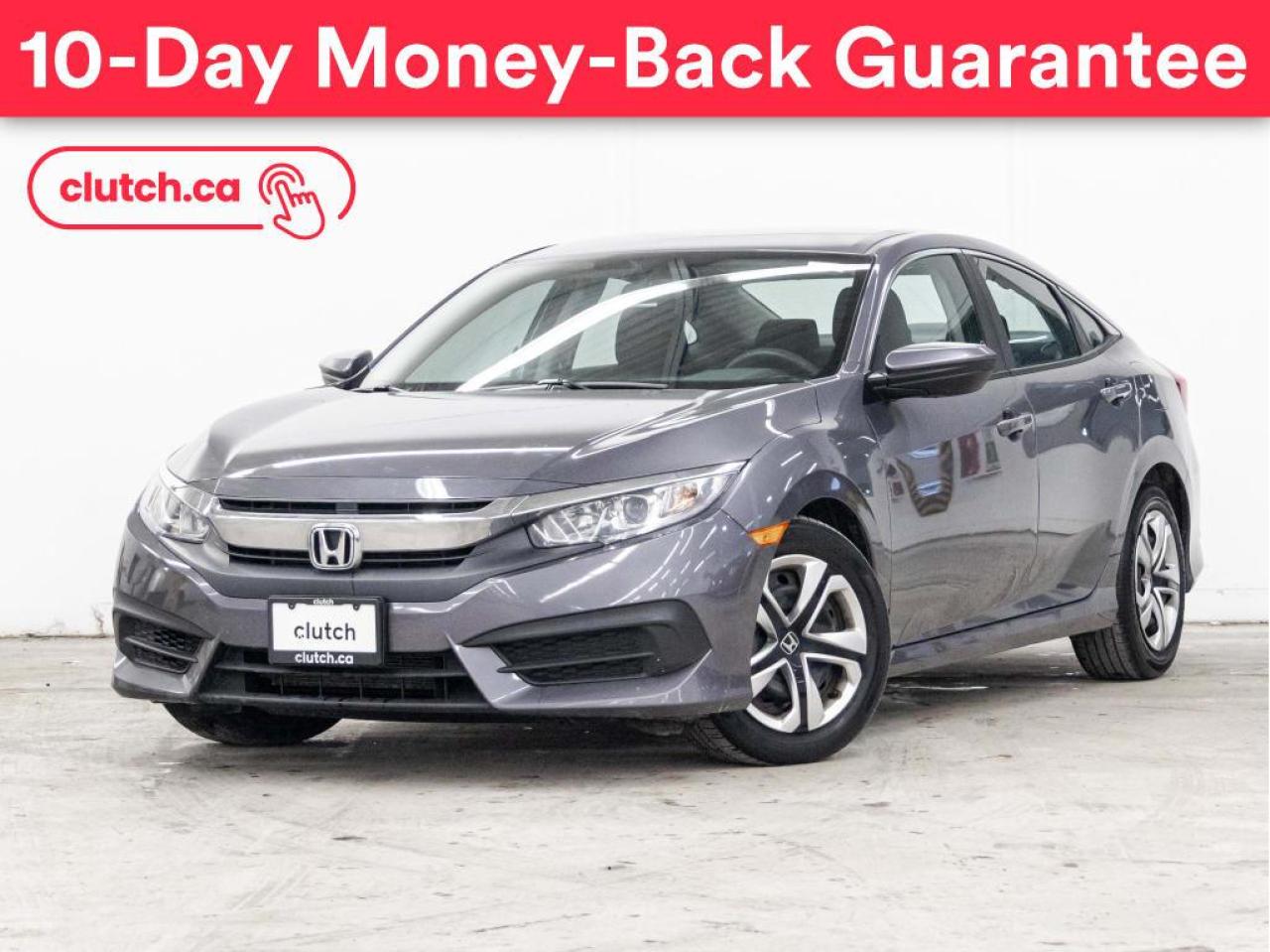 Used 2017 Honda Civic Sedan LX w/ Apple CarPlay & Android Auto, A/C for sale in Toronto, ON