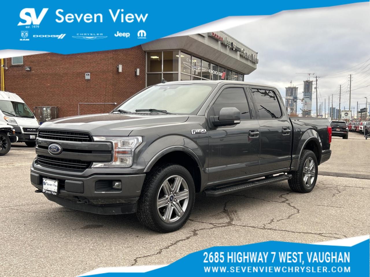 Used 2019 Ford F-150 LARIAT 4WD SuperCrew 5.5' Box NAVI/LEATHER/SUNROOF for sale in Concord, ON