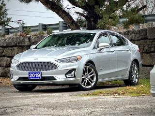 Used 2019 Ford Fusion Hybrid TITANIUM FWD | SUNROOF | HEATED SEATS | NAV for sale in Waterloo, ON