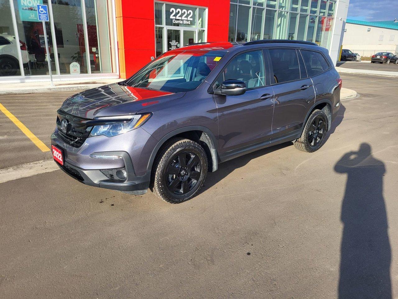 Used 2022 Honda Pilot TrailSport|Certified|HtdSeats|Camera|RmtStart|Loca for sale in Brandon, MB