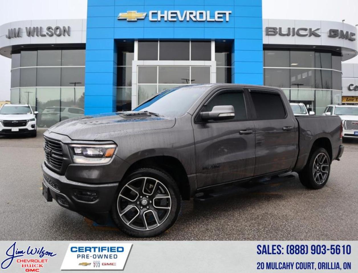 Used 2020 RAM 1500 Sport 4x4 Crew Cab 5'7  Box for sale in Orillia, ON