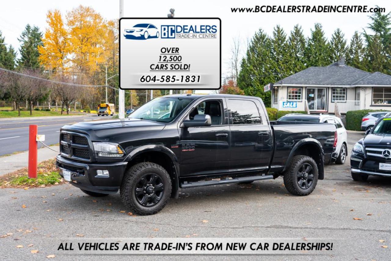Used 2016 RAM 2500 4x4 Crew Cab Laramie 6.4L HEMI, Black Appearance, Loaded! for sale in Surrey, BC