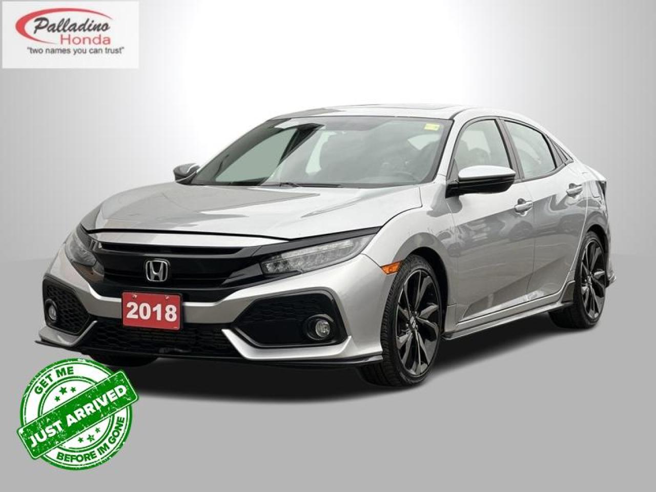 Used 2018 Honda Civic Hatchback Sport Touring CVT  HONDA CERTIFIED UNIT! for sale in Sudbury, ON