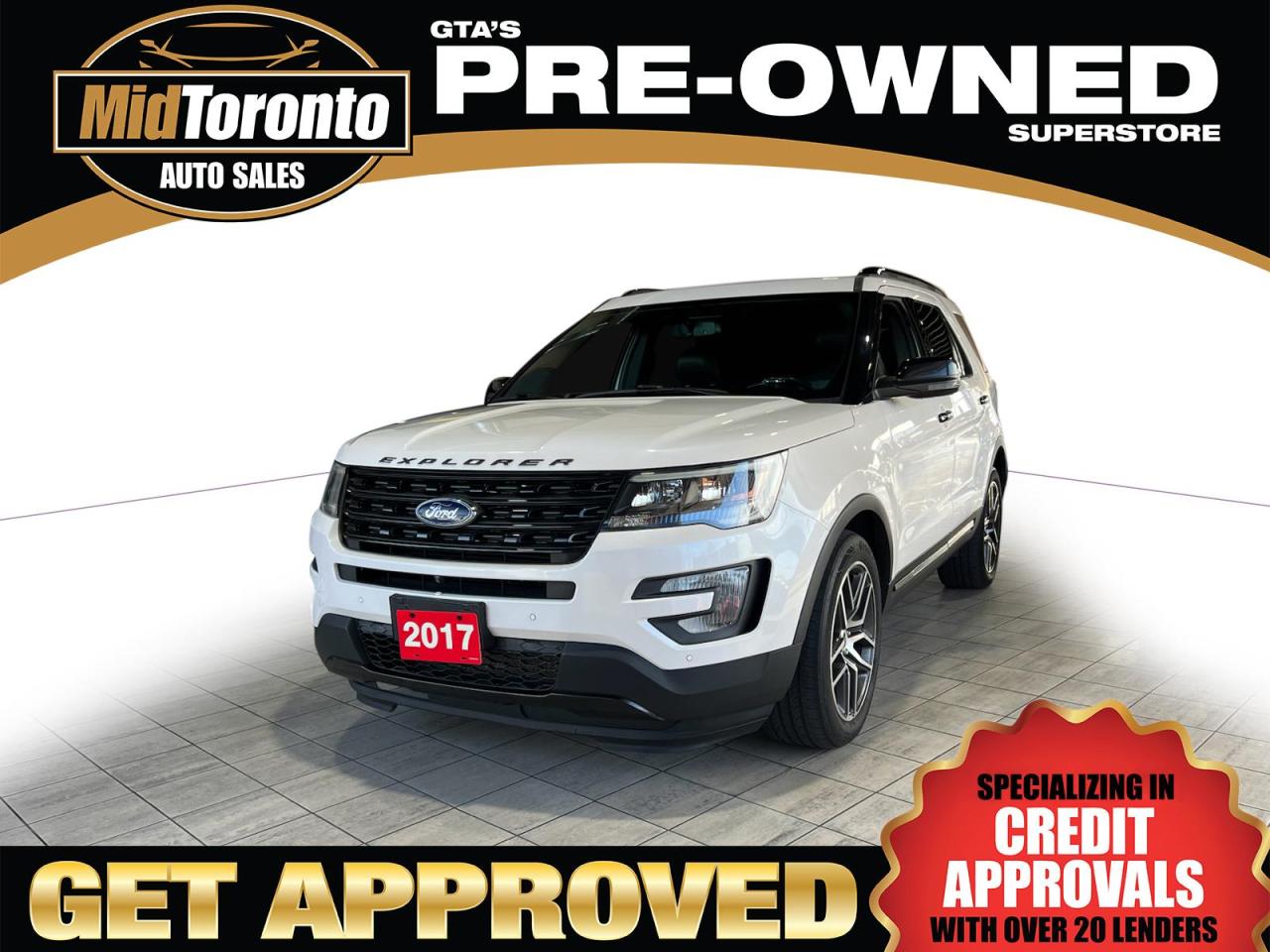 Used 2017 Ford Explorer Sport - 4WD - Navigation - Dual Panoramic Sun Roof - Dual Zone Climate - Leather for sale in North York, ON