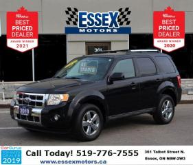 Used 2010 Ford Escape Limited*Low K's*Heated Leather*Sun Roof*Bluetooth for sale in Essex, ON