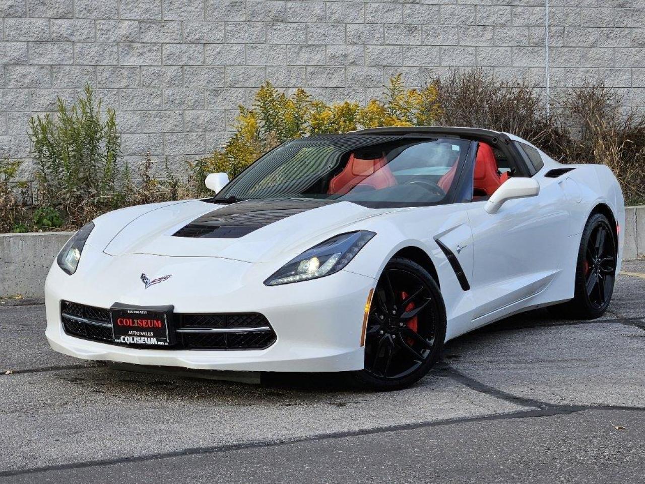 Used 2018 Chevrolet Corvette STINGRAY COUPE-TARGA TOP-AUTOMATIC-RED LEATHER for sale in Toronto, ON
