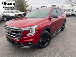 <h2><span style=color:#2ecc71><span style=font-size:16px><strong>Check out this 2024 GMC Terrain AT4 All-Wheel Drive!</strong></span></span></h2>

<p><span style=font-size:14px>Powered by a 1.5L 4cyl engine with up to 175hp & up to 203 lb-ft of torque.</span></p>

<p><span style=font-size:14px><strong>Comfort & Convenience Features: </strong>includes remote start/entry, power sunroof, heated front seats, heated steering wheel, power liftgate, HD surround vision & 17” gloss black aluminum wheels.</span></p>

<p><span style=font-size:14px><strong>Infotainment Tech & Audio:</strong> includes 8" diagonal GMC Infotainment System includes multi-touch display, Bose premium audio system, Bluetooth streaming audio for music and most phones, Android Auto and Apple CarPlay capability for compatible phones, advanced voice recognition & AM/FM/SiriusXM stereo.</span></p>

<p><span style=font-size:14px><strong>This SUV also comes equipped with the following packages…</strong></span></p>

<p><span style=font-size:14px><strong>GMC Pro Safety Plus:</strong> lane change alert with side blind zone alert, rear cross traffic alert, rear park assist, adaptive cruise control, safety alert seat & outside heated power-adjustable mirrors including manual-folding with LED turn signal indicators.</span></p>

<p><span style=font-size:14px><strong>Tech Package: </strong>includes HD surround vision, head-up display, front & rear park assist.</span></p>

<p><span style=font-size:14px><strong>Infotainment Package II:</strong> includes 8" diagonal GMC Infotainment System with navigation, multi-touch display and AM/FM/SiriusXM radio & Bose premium 7-speaker system.</span></p>

<p><span style=font-size:14px><strong>Hit the Road Package: </strong>includes roof-rack cross rails & moulded assist steps.</span></p>

<h2><span style=color:#2ecc71><strong>Come test drive this SUV today!</strong></span></h2>

<h2><span style=color:#2ecc71><strong>613-257-2432</strong></span></h2>