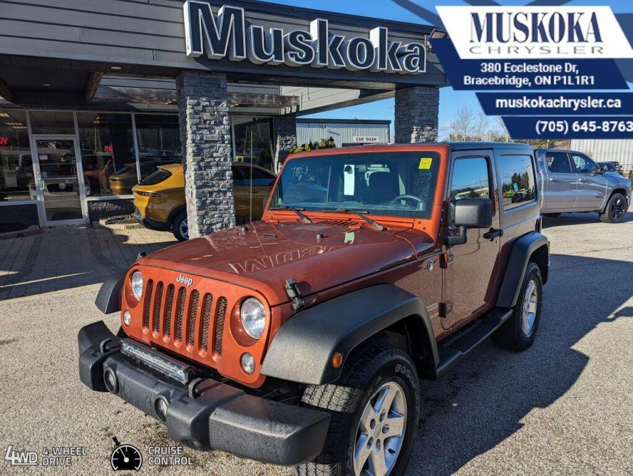 Used 2014 Jeep Wrangler SPORT for sale in Bracebridge, ON