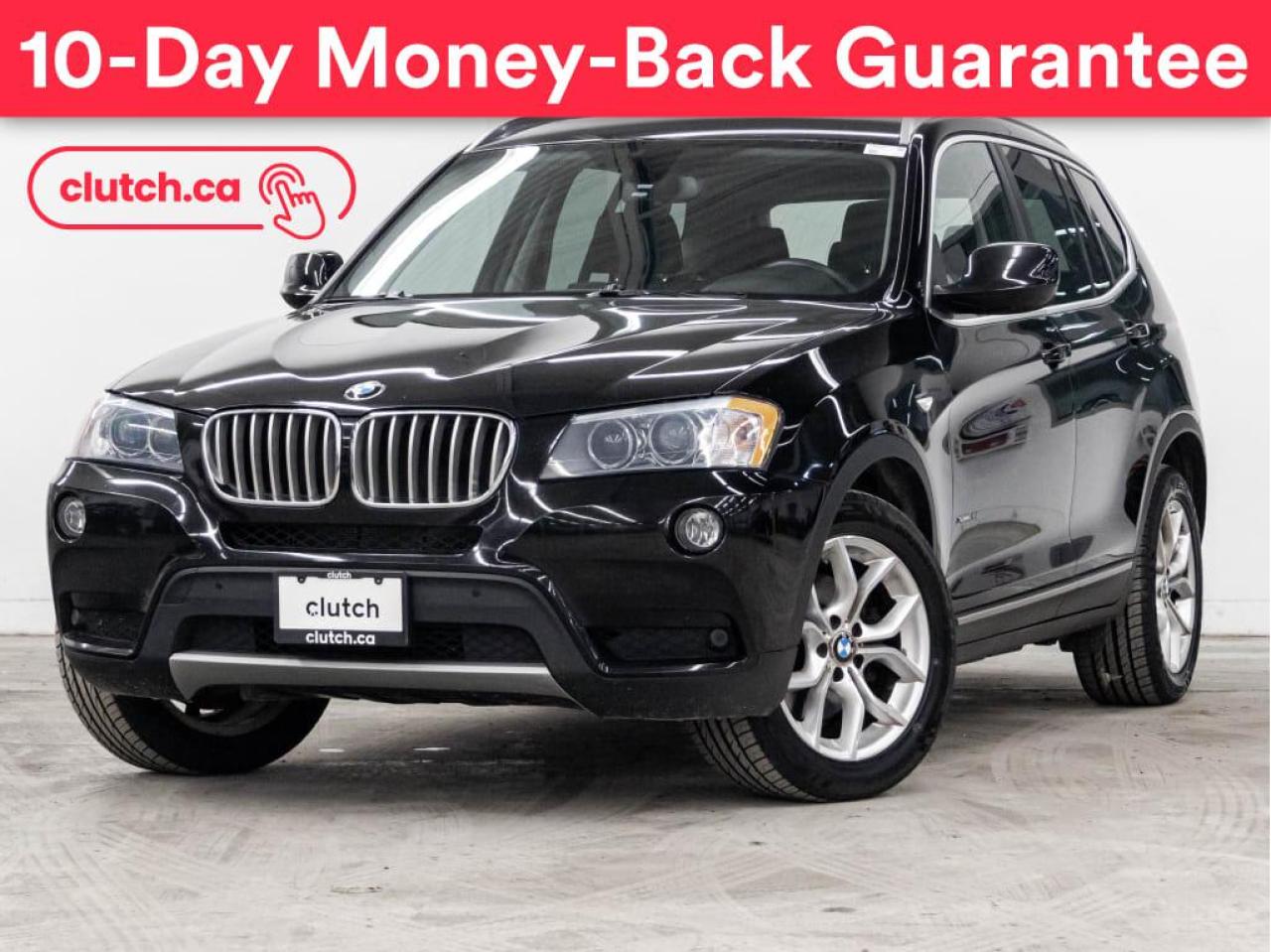 Used 2014 BMW X3 xDrive28i w/ Rearview Cam, Bluetooth, Dual Zone A/C for sale in Toronto, ON