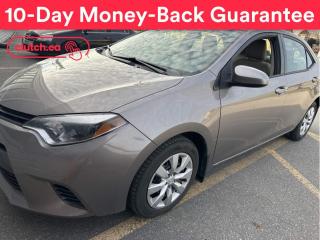 Used 2016 Toyota Corolla LE w/ Rearview Cam, Bluetooth, A/C for sale in Toronto, ON