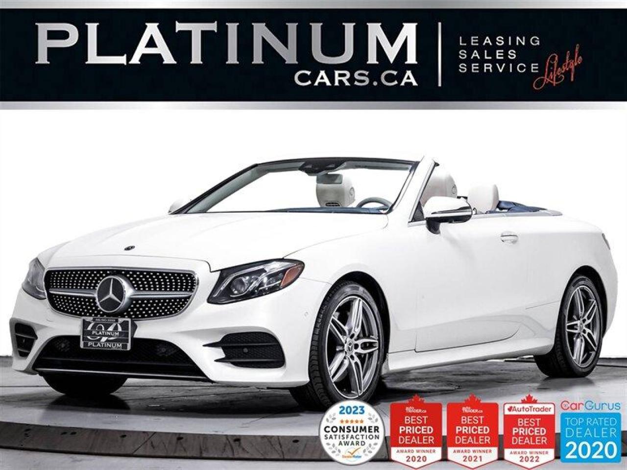 Used 2020 Mercedes-Benz E-Class E450 4MATIC AWD,CONVERTIBLE,AMG SPORTS,BURMESTER for sale in Toronto, ON
