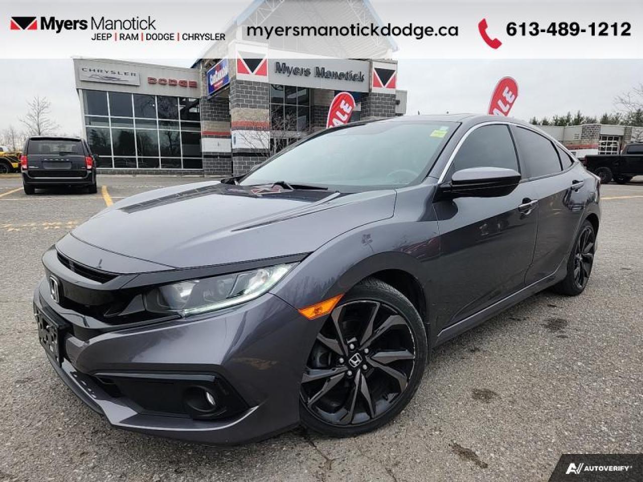 Used 2019 Honda Civic Sedan Sport CVT  SUNROOF for sale in Ottawa, ON