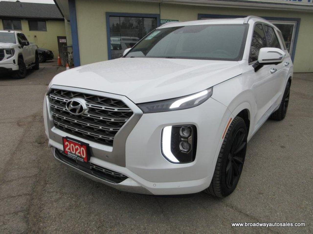 2020 Hyundai PALISADE ALL-WHEEL DRIVE LIMITED-MODEL 7 PASSENGER 3.8L - DOHC.. CAPTAINS.. 3RD ROW.. NAVIGATION.. DUAL SUNROOF.. LEATHER.. HEATED/AC SEATS.. BACK-UP CAMERA..