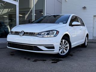 Turn heads in this phenomenal 2019 Volkswagen Golf Comfortline offered in incredible Pure White! Its powered by a Turbocharged 1.4Liter 4 Cylinder engine that produces 147 horsepower while paired with a smooth shifting 8-speed automatic transmission.Its absolutely stunning with dazzling alloy wheels and LED headlights.Open the door to our Comfortline to find a world of comfort and convenience with cloth seating, heated front seats, a leather-wrapped steering wheel with mounted audio/cruise controls, Bluetooth hands-free phone capability, an AM/FM radio thats XM radio ready, and an impressive 6 speaker sound system.Our Volkswagen gives you peace of mind with a variety of safety features including a backup camera, dusk sensing headlights, stability/traction control, and more! Print this page and call us Now... We Know You Will Enjoy Your Test Drive Towards Ownership! We look forward to showing you why Go Mazda is the best place for all your automotive needs.Go Mazda is an AMVIC licensed business.Please note: this vehicle was previously registered in the province ofNova Scotia, and is showing a CarFax incident in the amount of $12,181.00