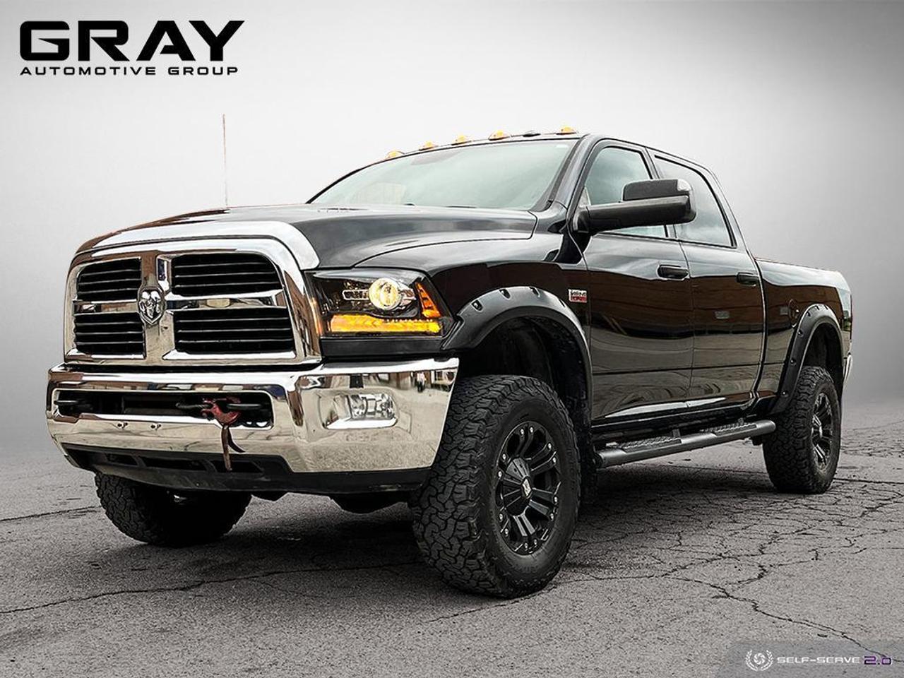 <p>Loaded with options, Accident Free + Safety Certified with a 3 year warranty at NO additional cost! Heated seats, Sunroof, Nav/Backup Cam. With upgraded wheels and no decals, this Power Wagon looks even more aggressive in person and is priced to sell!</p><p>&nbsp;</p><p>To book a test drive or to come see the vehicle in person, please email us at info@grayautomotivegroup.com to make sure its still available.</p><p>&nbsp;</p><p>No hidden fees. HST and licensing extra.</p><p>Financing available at competitive rates.</p><p>Trade-Ins Welcome!</p><p>&nbsp;</p><p>Terms of included warranty: 36 months or 36,000kms. Maximum liability per claim is $600. Powertrain coverage including engine, transmission and differential.</p>