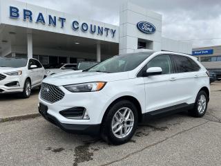 <p class=MsoNoSpacing><span style=font-family: Segoe UI,sans-serif; color: #333333; background: white;>Cash Price only please ask about our finance offer.</span></p><p>KEY FEATURES: 2024 Ford Edge, SEL, AWD, 2.0L EcoBoost, White, 18 inch wheel,  Cold weather package, Sunroof, Lane keeping, leatherx, Power liftgate, BLIS, Rear parking sensors, Remote start, evasive steering, heated steering wheel, floor liners front and rear, heated front seats, rear backup camera, intelligent Access, Lane keeps system, fordpass, sync 4 connect and more.</p><p><br />Please Call 519-756-6191, Email sales@brantcountyford.ca for more information and availability on this vehicle.  Brant County Ford is a family owned dealership and has been a proud member of the Brantford community for over 40 years!</p><p> </p><p><br />** PURCHASE PRICE ONLY (Includes) Fords Delivery Allowance</p><p><br />** See dealer for details.</p><p>*Please note all prices are plus HST and Licencing. </p><p>* Prices in Ontario, Alberta and British Columbia include OMVIC/AMVIC fee (where applicable), accessories, other dealer installed options, administration and other retailer charges. </p><p>*The sale price assumes all applicable rebates and incentives (Delivery Allowance/Non-Stackable Cash/3-Payment rebate/SUV Bonus/Winter Bonus, Safety etc</p><p>All prices are in Canadian dollars (unless otherwise indicated). Retailers are free to set individual prices.</p><p> </p>