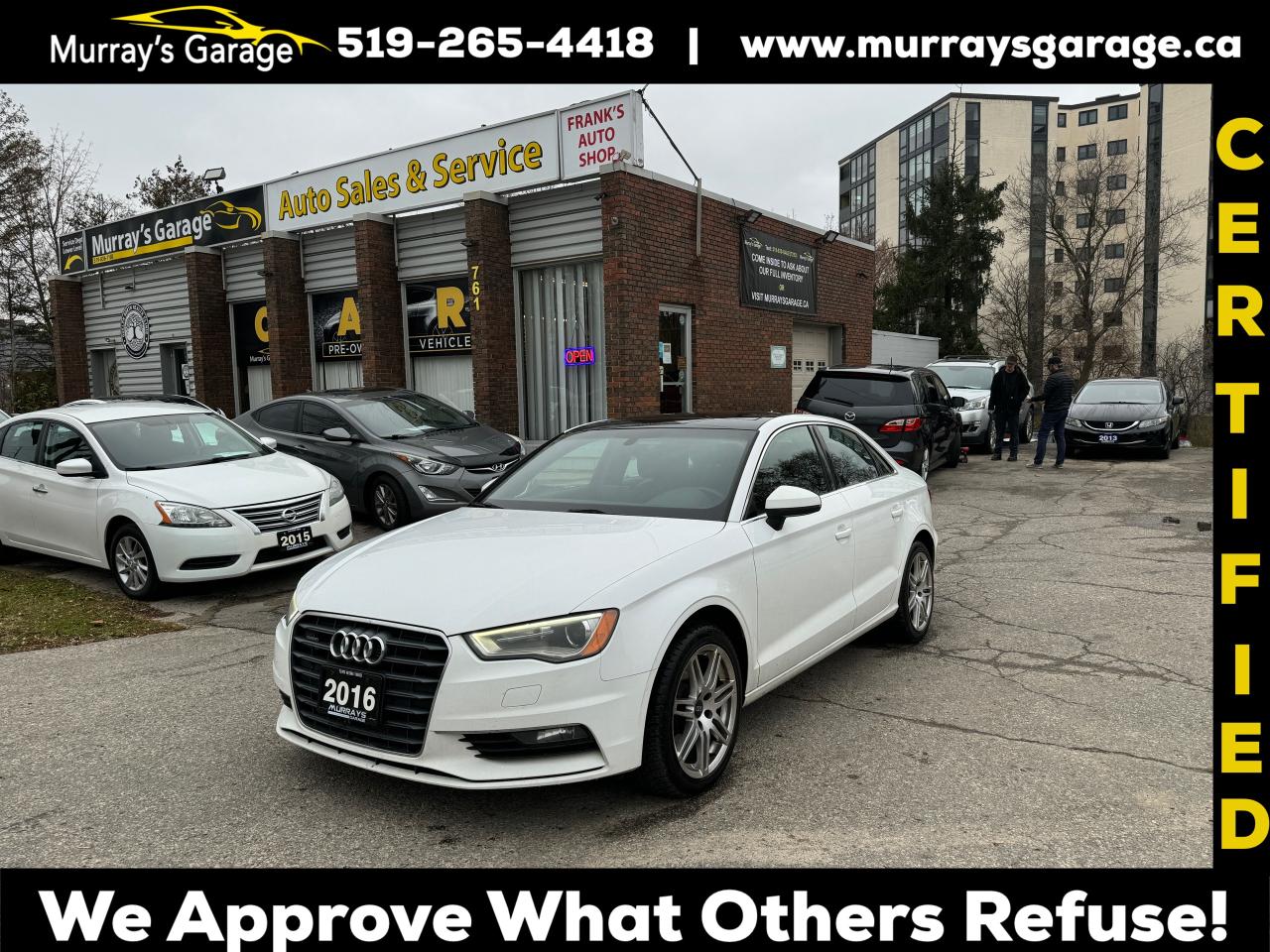 2016 Audi A3 2.0 TFSI PREMIUM