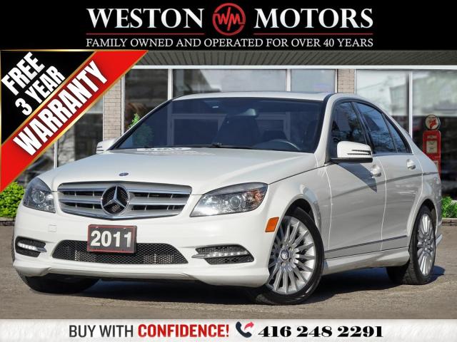 2011 Mercedes-Benz C250 *AWD*SUNROOF*LEATHER/HTD SEATS!! CLEAN CARFAX!!*