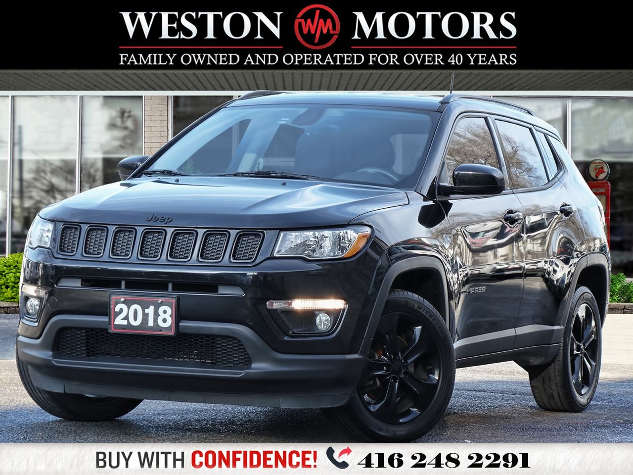 2018 Jeep Compass *4x4*LEATHER**REVCAM*ALTITUDE!!* CLEAN CARFAX!!**