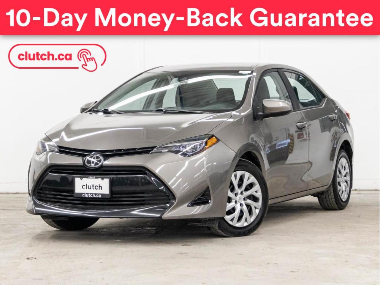 Used 2017 Toyota Corolla LE w/ Rearview Cam, Bluetooth, A/C for sale in Toronto, ON
