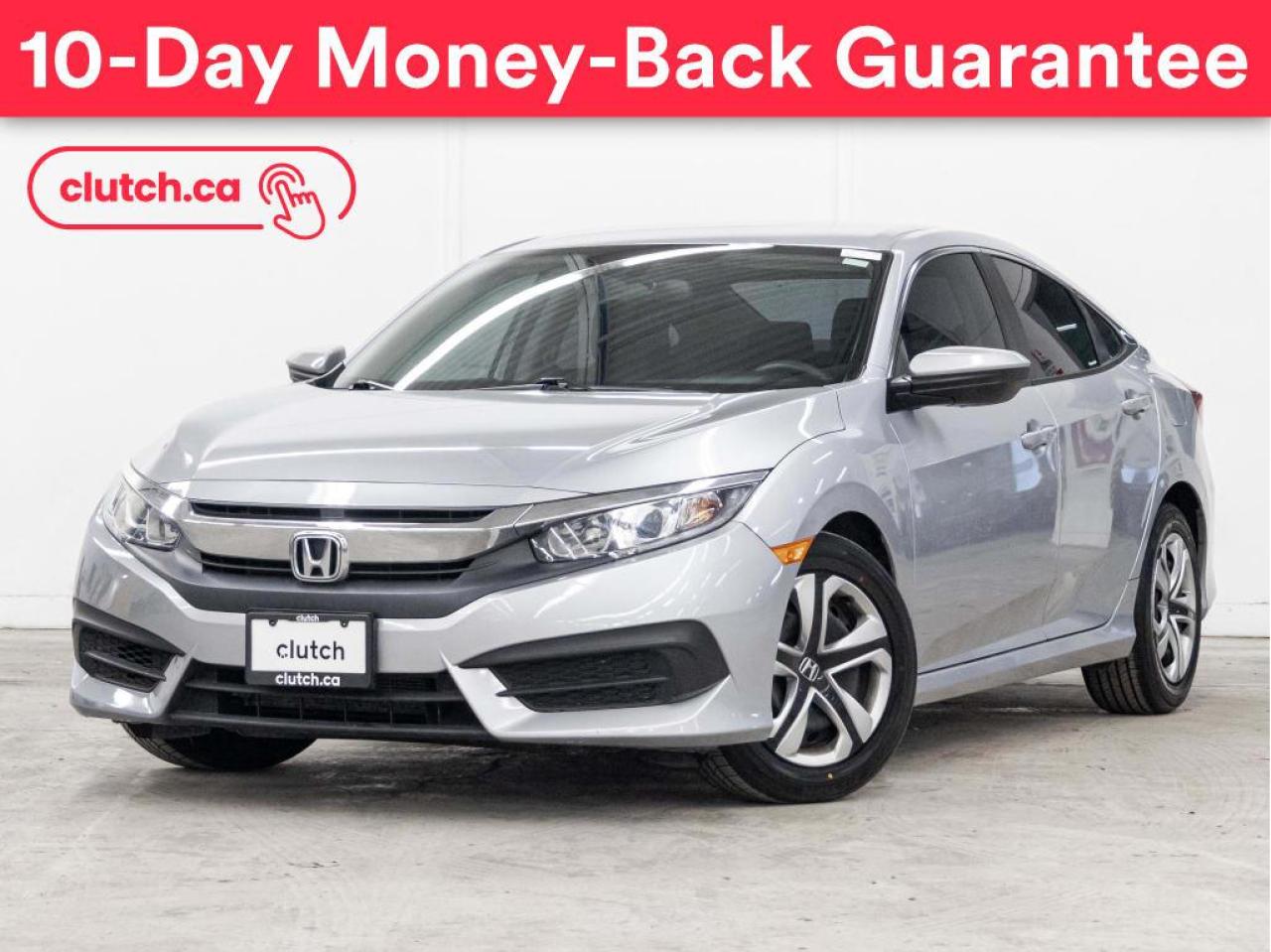 Used 2018 Honda Civic Sedan LX w/ Apple CarPlay & Android Auto, Cruise Control, A/C for sale in Toronto, ON