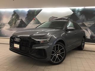 Located at Audi Durham!

Includes Black Optics Package, Trailer Hitch, Virtual Cockpit, 22" Wheels, Virtual Cockpit, Apple CarPlay, Android Auto, All Wheel Drive, Alloy Wheels, Climate Control, Convenience Lighting Package, Cruise Control, Daytime Running Lights, Courtesy Lights, Heated Seats, Leather Interior, Power Adjustable Seat, Rain Sensor Wipers, Remote Trunk Release, Split Folding Rear Seats and MUCH more. Colour: Daytona Gray Pearl Effect on Black.

Audi Certified: plus tier 1 includes:

No-charge 1 year/20,000 km Audi Warranty extension up to 5 years/100,000 kms
Comprehensive Inspection performed by a Master Audi Technician
Complimentary CarFax report
24/7 Audi Roadside Assistance
Exclusive Financing Options
3 Months Complimentary Sirius XM Satellite Radio

Audi Durham, a registered dealer of the Ontario Motor Vehicle Industry Council and the Used Car Dealer Association, strives to ensure customers have the necessary information to make the best purchasing decisions in an honest, fair marketplace. We are family owned and operated since 1972. While we make every effort to maintain accurate information, we are not responsible for any errors or omissions contained on these listings.

Call or e-mail our team to book a test drive today!