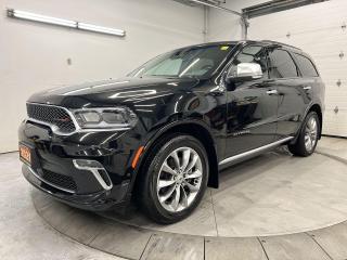 Used 2021 Dodge Durango CITADEL PLATINUM AWD| 6-PASS | 8K IN PKGS| LEATHER for sale in Ottawa, ON